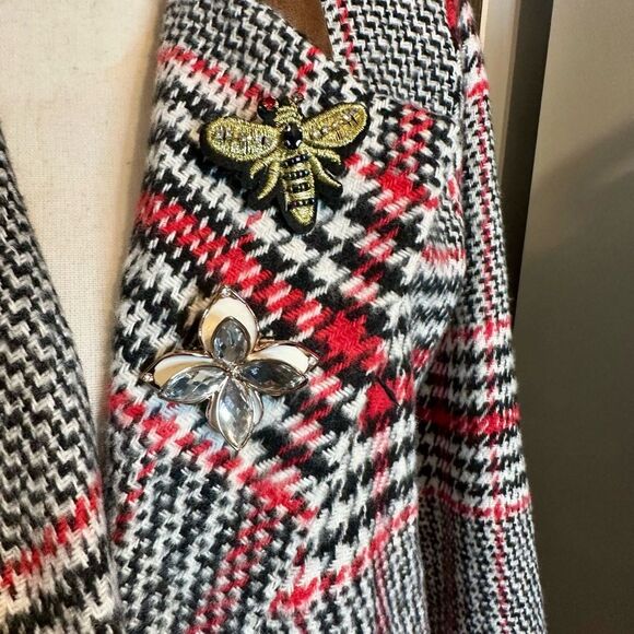 Houndstooth Italian Blazer - Picture 4 of 9